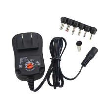 12V 12W 30W Universal Adapter AC to DC with 6 DC plugs Adjustable Voltage Power Supply